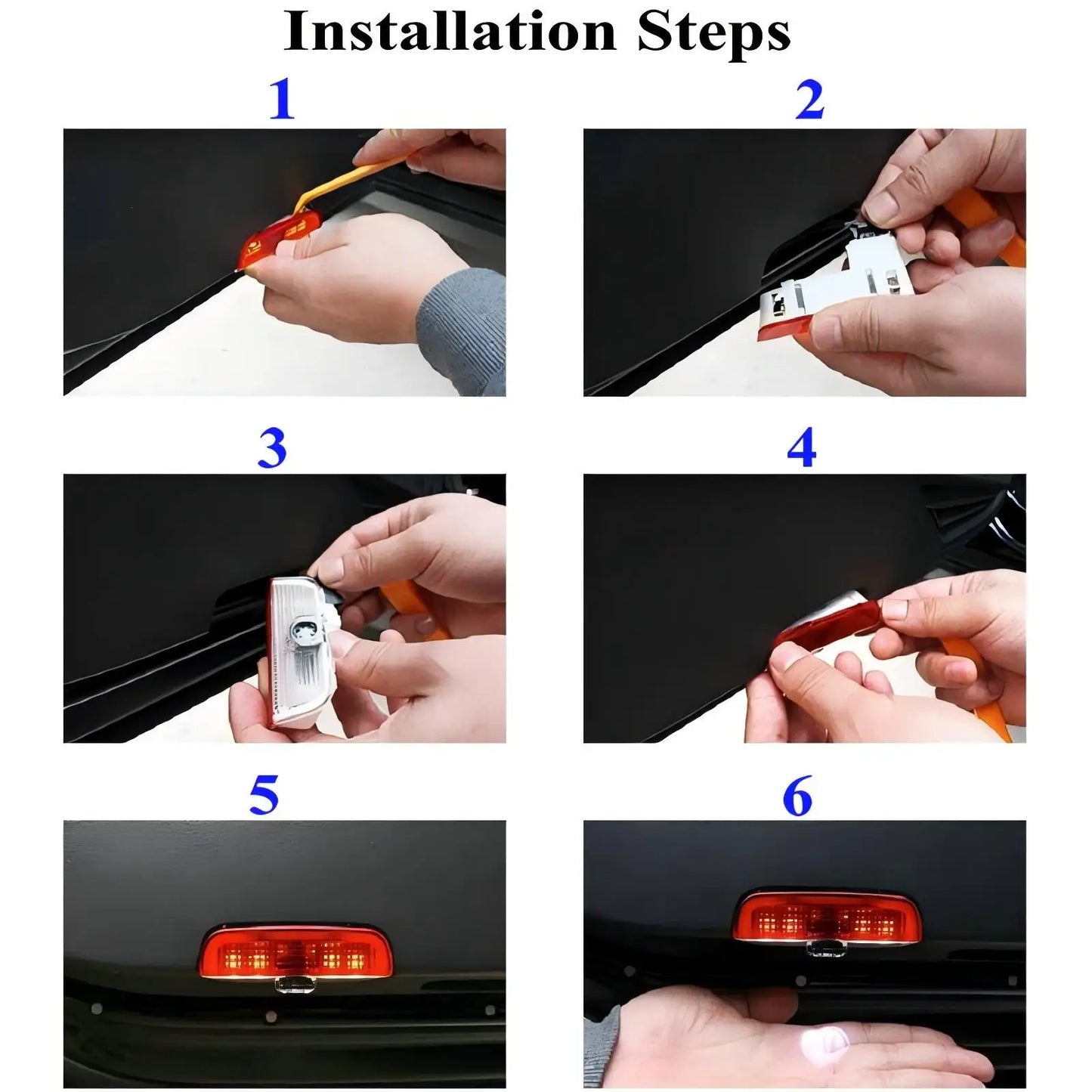 Signature lumineuse Volkswagen – Projecteurs LED de portière (lot de 2)