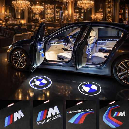 Éclairage d’accueil LED avec logo BMW – Projecteurs de portière pour modèles E & F