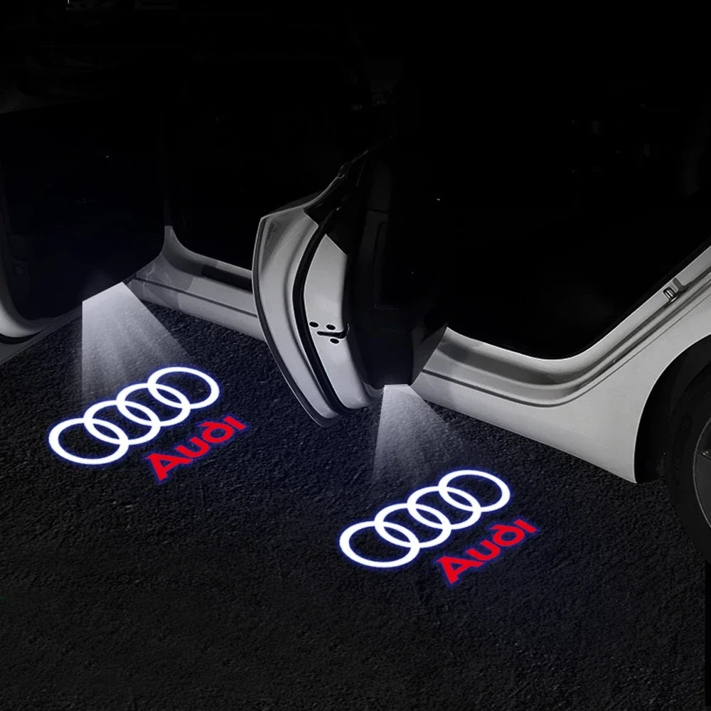 Signature lumineuse Audi – Projecteurs laser HD de portière (lot de 2)
