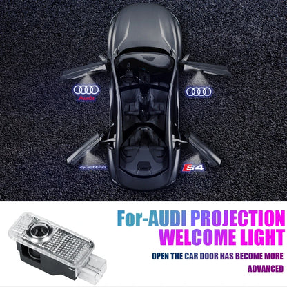 Signature lumineuse Audi – Projecteurs laser HD de portière (lot de 2)