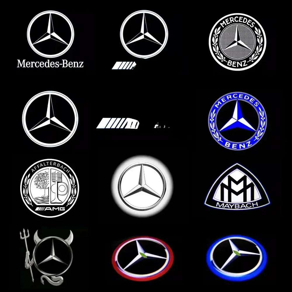 Éclairage d’accueil LED Mercedes-Benz CLA – Projecteurs de portière premium (C117)