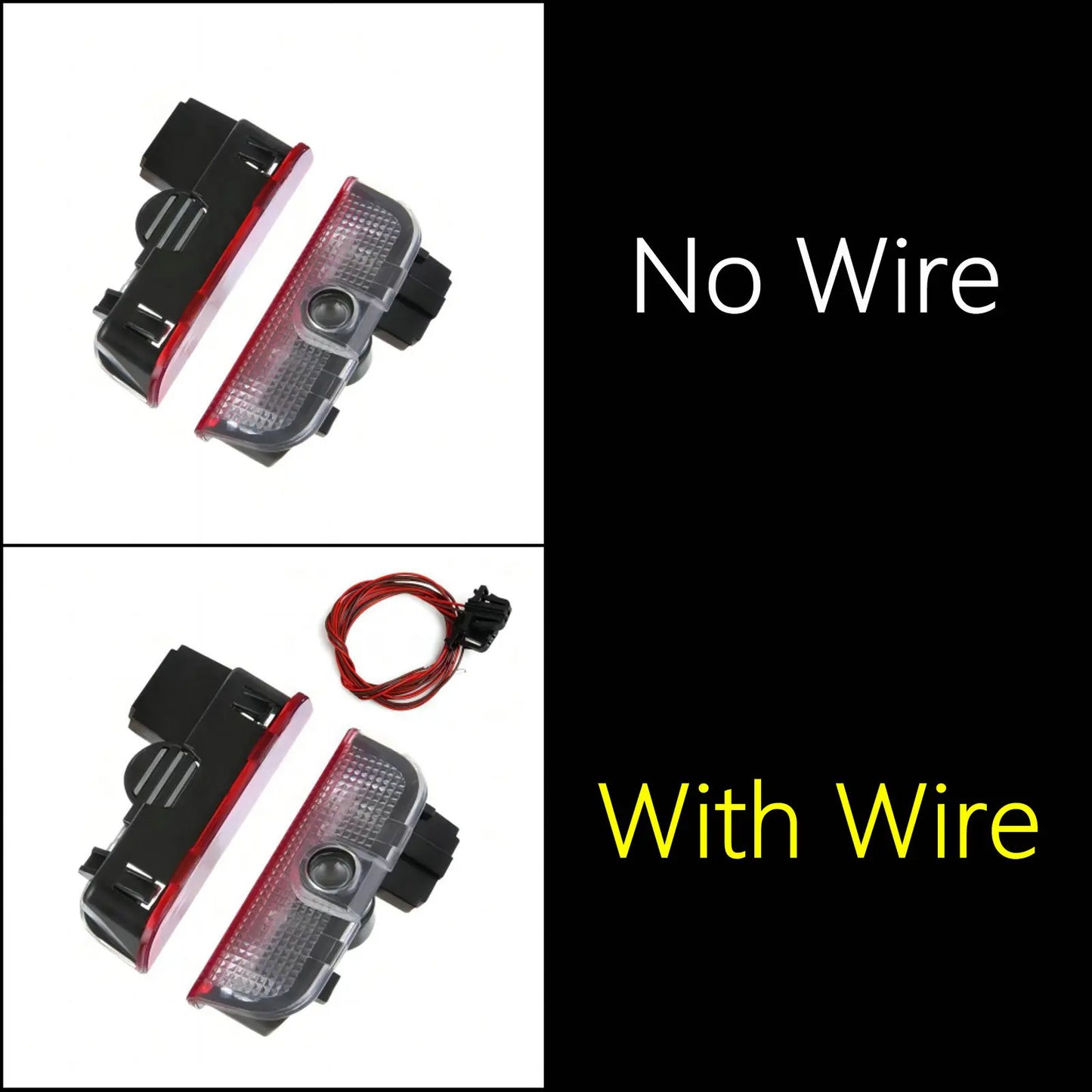 Signature lumineuse Volkswagen – Projecteurs LED de portière (lot de 2)