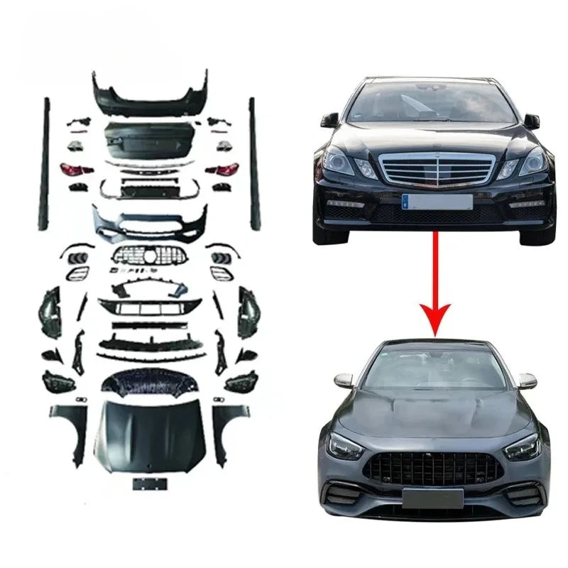 Kit carrosserie complet Mercedes Classe E W212 (2009–2017) – Transformation design W213 E63 2021