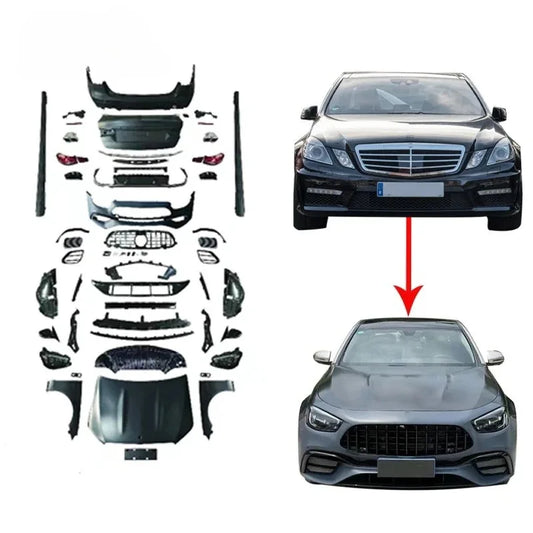 Kit carrosserie complet Mercedes Classe E W212 (2009–2017) – Transformation design W213 E63 2021