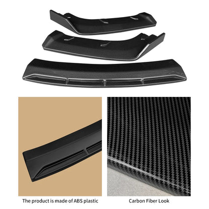 Lèvre avant style carbone Porsche Macan – Finition premium en ABS (2018–2021)