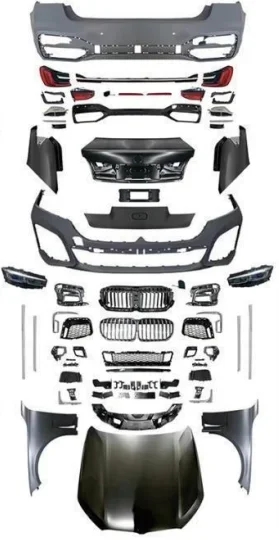 Kit carrosserie haut de gamme pour BMW Série 7 F01/F02 (2009–2015) – Conversion design G12 LCI (2016–2022)