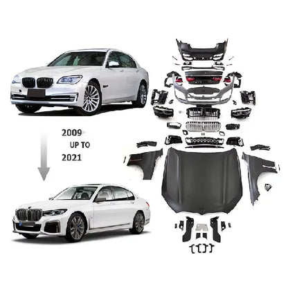 Kit carrosserie haut de gamme pour BMW Série 7 F01/F02 (2009–2015) – Conversion design G12 LCI (2016–2022)
