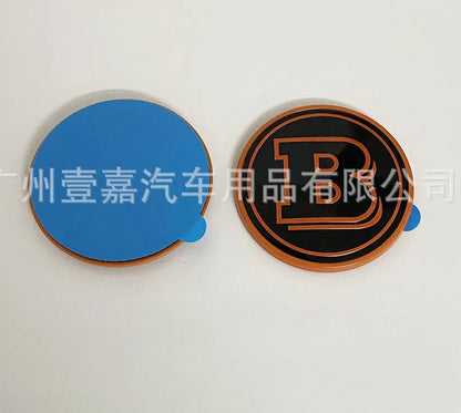 Emblème Brabus “B” 56 mm – Finition prestige pour Mercedes Vito et Classe V (capot ou coffre)