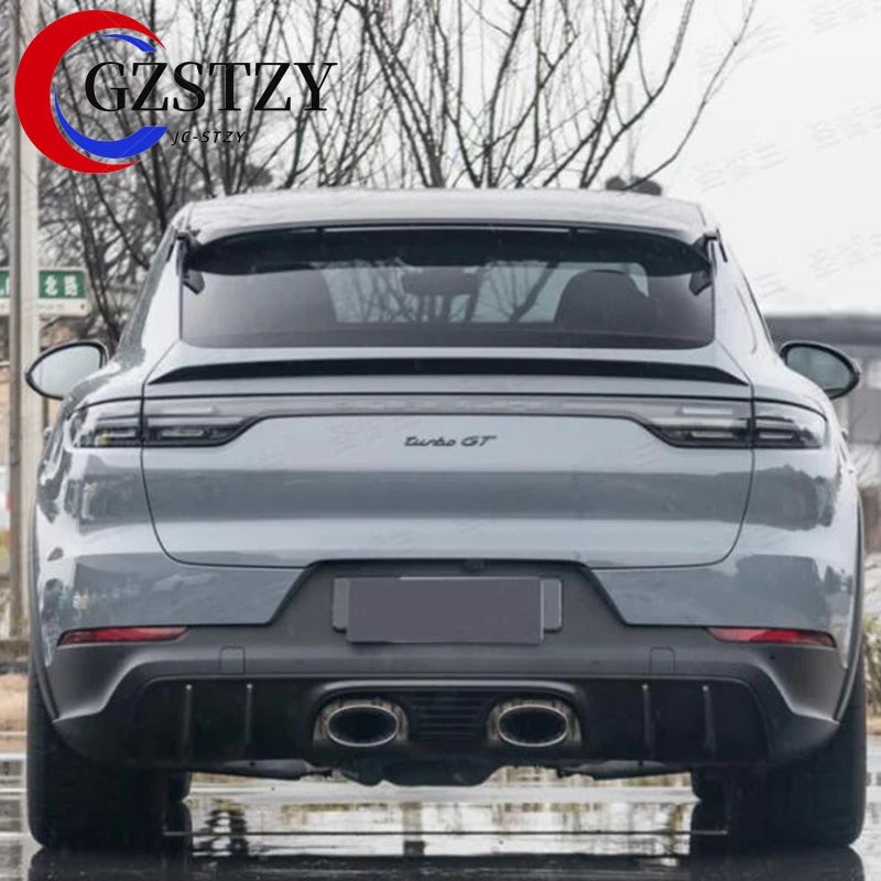 Aileron arrière Porsche Cayenne Coupé en carbone véritable – Finition prestige (2019–2023)