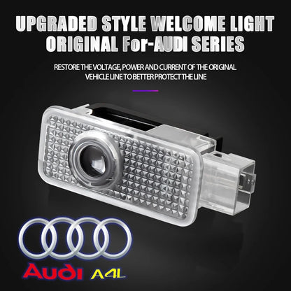 Signature lumineuse Audi – Projecteurs laser HD de portière (lot de 2)