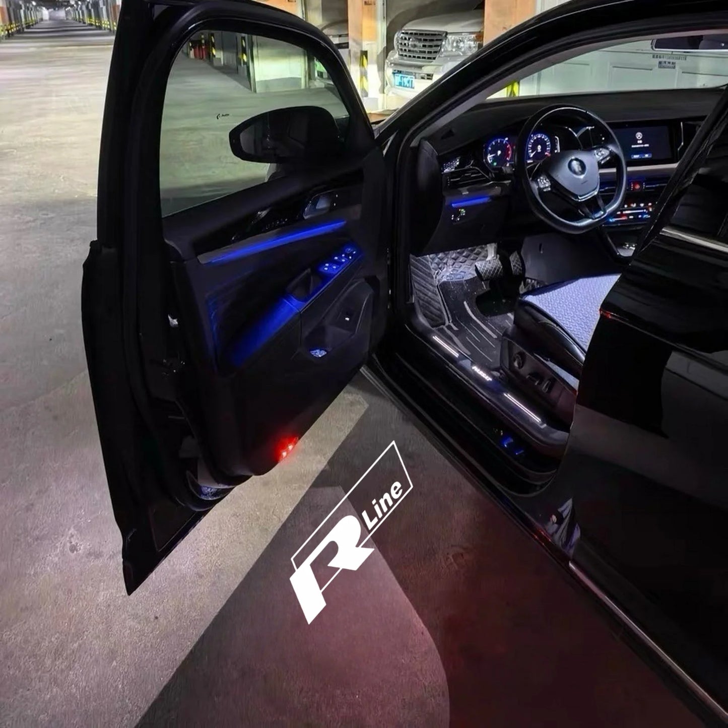 Signature lumineuse Volkswagen – Projecteurs LED de portière (lot de 2)