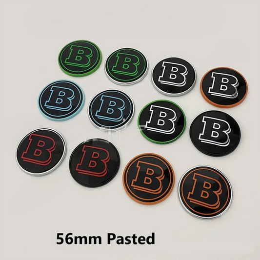Emblème Brabus “B” 56 mm – Finition prestige pour Mercedes Vito et Classe V (capot ou coffre)