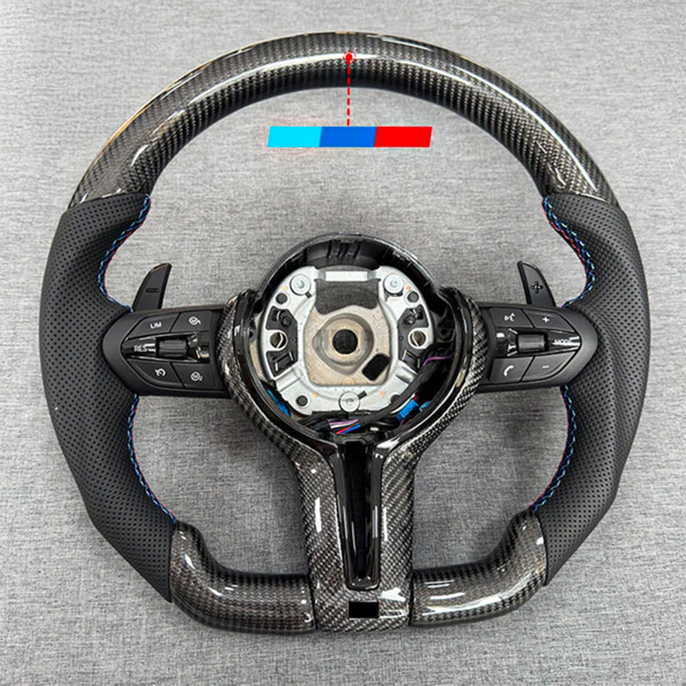 Volant BMW en fibre de carbone – Finition premium pour plateformes F & E
