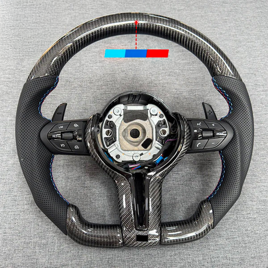 Volant BMW en fibre de carbone – Finition premium pour plateformes F & E